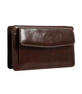 Шкіряний клатч-гаманець - Decameron - Коричневий колір - Time Resistance 5218101 картинка, зображення, фото