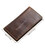 Візитниця кардхолдер зі шкіри темно-коричневий John McDee R-8119Q картинка, зображення, фото