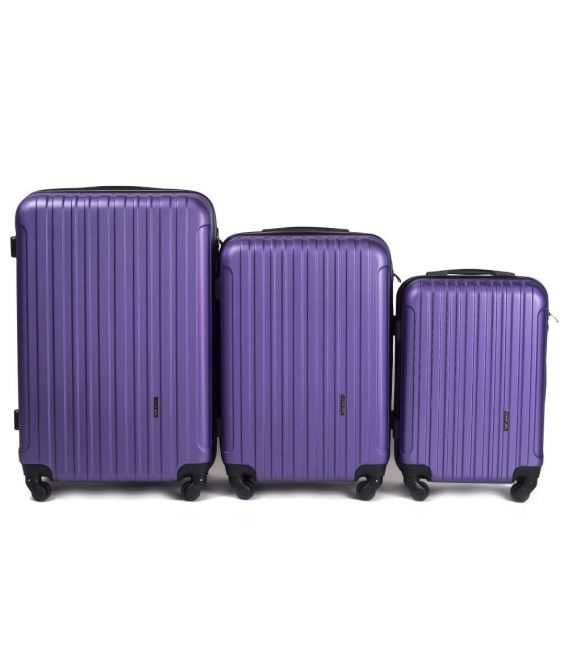 Набор Чемоданов Wings 2011 3 в 1 фиолетовый фото, картинка, изображение