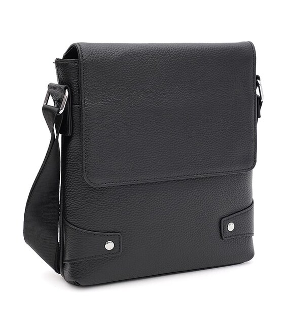 Чоловіча шкіряна сумка Keizer K1033bl-black картинка, зображення, фото