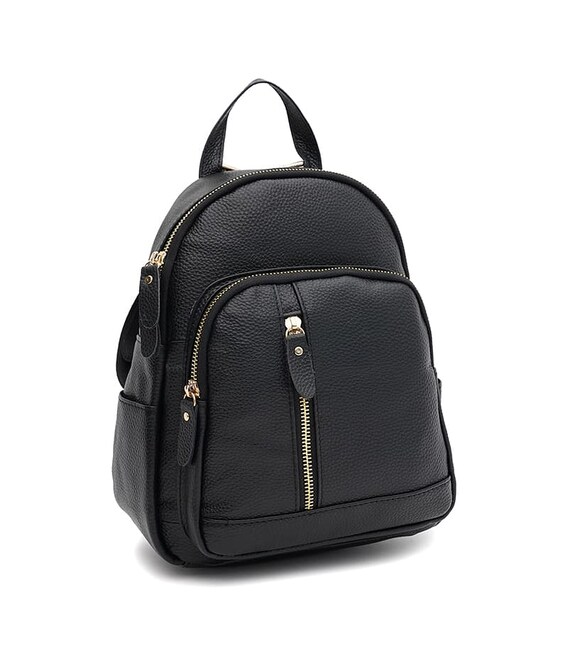 Жіночий шкіряний рюкзак Keizer K1167bl-black картинка, зображення, фото