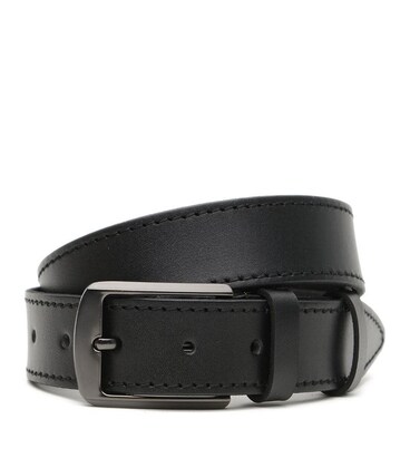 Шкіряний чоловічий ремінь V1125GX18-black картинка, зображення, фото