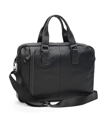 Мужская кожаная сумка Keizer K117626bl-black фото, картинка, изображение