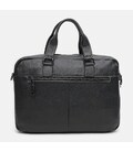 Чоловіча шкіряна сумка Keizer K117626bl-black картинка, зображення, фото