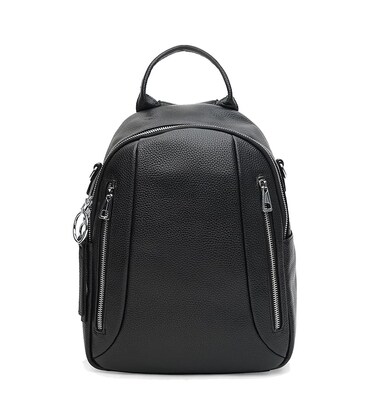 Женский кожаный рюкзак Ricco Grande K1857-black фото, картинка, изображение