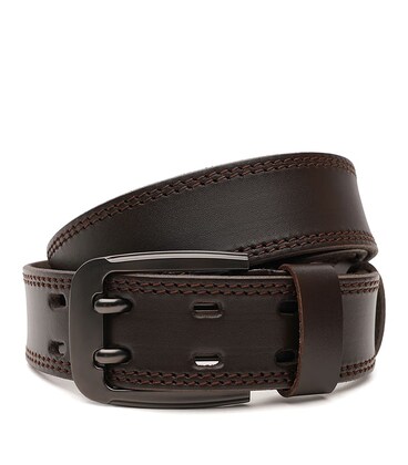 Чоловічий шкіряний ремінь Borsa Leather V1FX28-brown картинка, зображення, фото