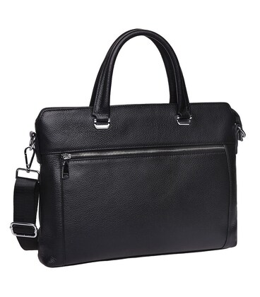 Чоловіча шкіряна сумка Keizer K17240-black картинка, зображення, фото