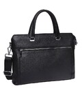Чоловіча шкіряна сумка Keizer K17240-black картинка, зображення, фото