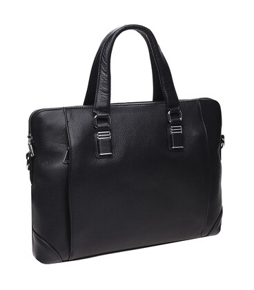 Чоловіча шкіряна сумка Keizer K17217-black картинка, зображення, фото