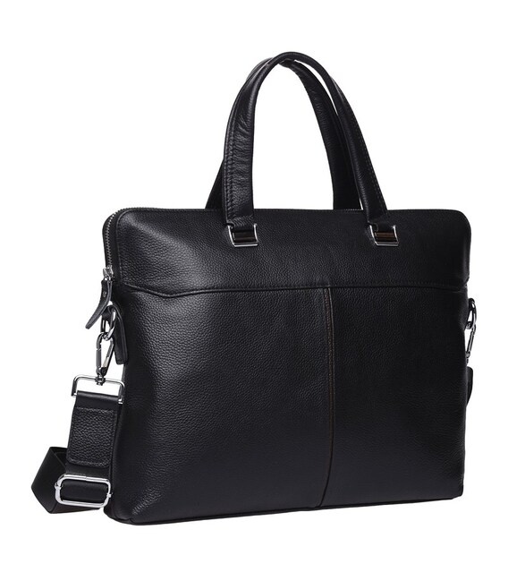 Мужская кожаная сумка Keizer K19158-1-black фото, картинка, изображение