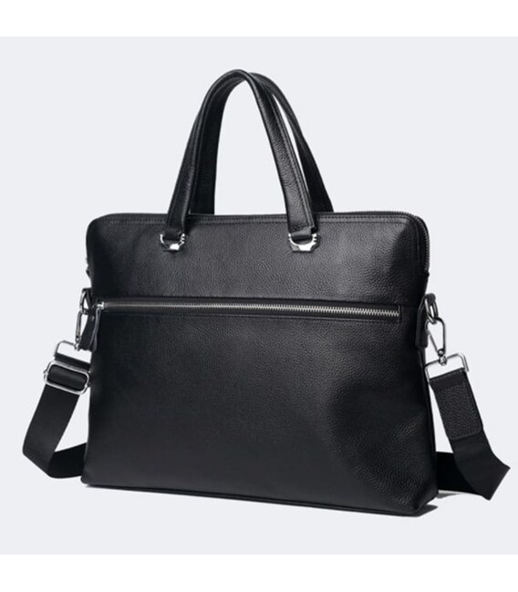 Мужская кожаная сумка Keizer K19157-1-black фото, картинка, изображение