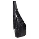 Чоловічий шкіряний рюкзак через плече Keizer K15055-black картинка, зображення, фото