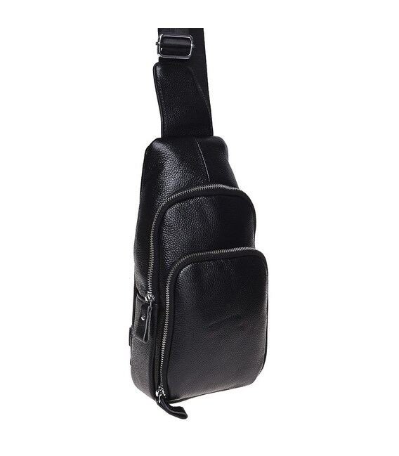 Чоловічий шкіряний рюкзак Borsa Leather K15058-black картинка, зображення, фото