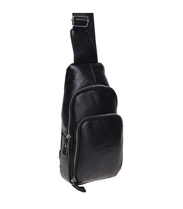 Мужской кожаный рюкзак Borsa Leather K15058-black фото, картинка, изображение