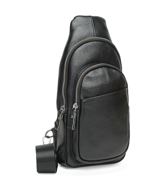 Мужской кожаный рюкзак Keizer K15021-black фото, картинка, изображение