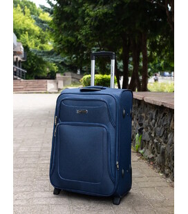 Валіза Wings 2502 маленька S синя 2 колесна