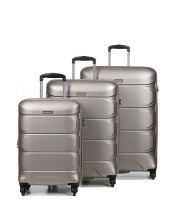 Набір валіз Airtex 748 шампань - картинка, зображення, фото валізи