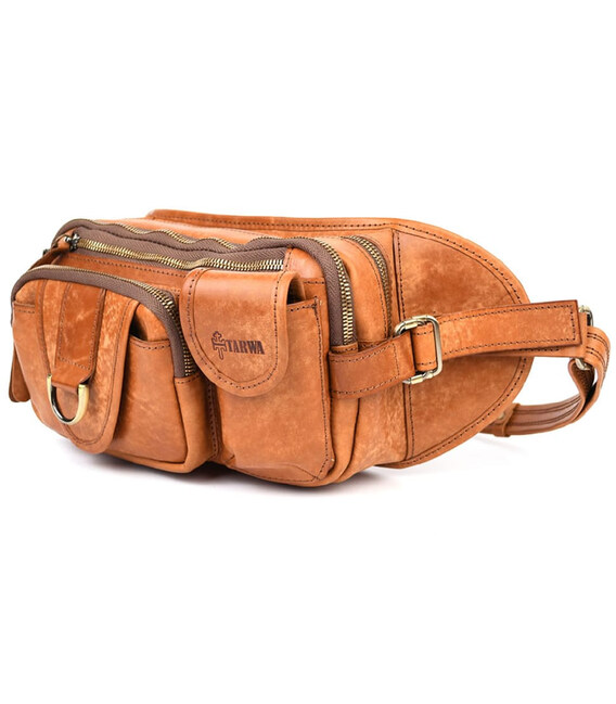 Шкіряна сумка Elit-1560-4lx TARWA коньячна з елітної шкіри картинка, зображення, фото