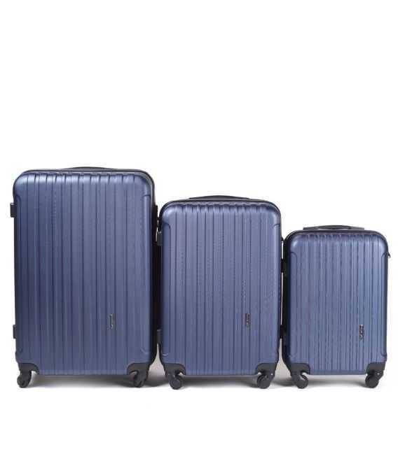 Набор Чемоданов Wings 2011 3 в 1 синий фото, картинка, изображение