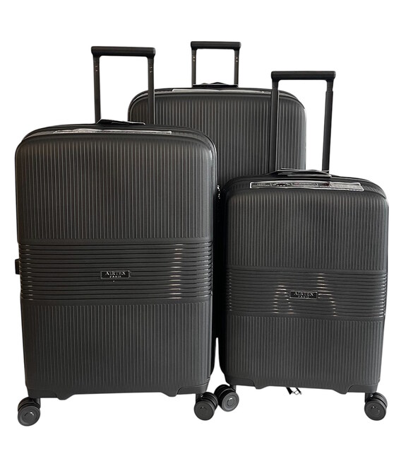 Комплект валіз Airtex 251 чорний - картинка, зображення, фото валізи