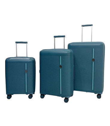 Комплект чемоданов Airtex 252 морская волна фото, картинка, изображение