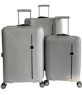 Комплект чемоданов Airtex 252 серебристый фото, картинка, изображение