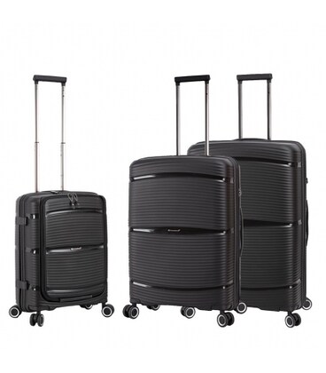 Набор Чемоданов Snowball 94103 3 в 1 черный фото, картинка, изображение