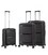 Набор Чемоданов Snowball 94103 3 в 1 черный фото, картинка, изображение
