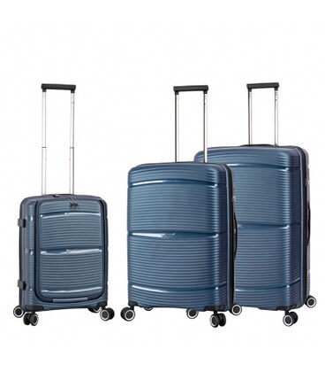 Набір Валіз Snowball 94103 3 в 1 синій картинка, зображення, фото