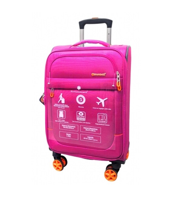 Валіза Snowball 48203 маленька S рожева - картинка, зображення, фото валізи