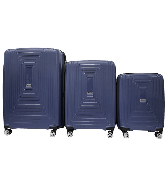 Набір валіз Airtex 241 темно-синій - картинка, зображення, фото валізи
