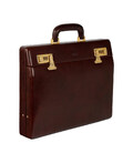 Жіночий шкіряний портфель-аташе - Vendetta - Коричневий колір - Time Resistance 5248201W картинка, зображення, фото