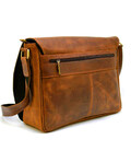 Чоловіча шкіряна сумка через плече з клапаном TARWA RY-1047-3md теракот картинка, зображення, фото