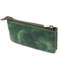 Вместительная ключница на два отделения из матовой натуральной кожи Tony Perotti 20835_1 (3350 deep green) Зеленый фото, картинк