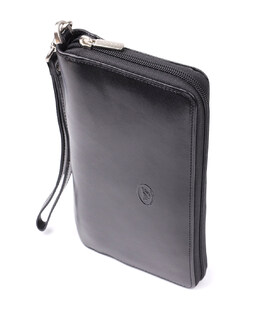 Мужской клатч на одно отделение из гладкой натуральной кожи Tony Perotti 20860_1 (9770 nero) Черный фото, картинка, изображение