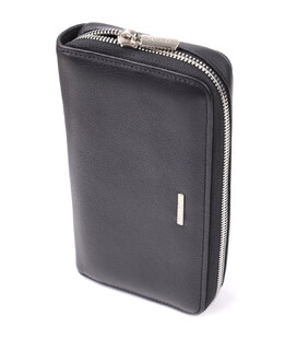 Женский кошелек на одно отделение из зернистой натуральной кожи Tony Perotti 20863_1 (3622 nero) Черный фото, картинка, изображе