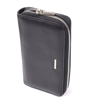 Женский кошелек на одно отделение из зернистой натуральной кожи Tony Perotti 20863_1 (3622 nero) Черный фото, картинка, изображе