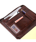 Папка з блокнотом із гладкої натуральної шкіри Tony Perotti 20849_1 (1278L moro) Коричнева картинка, зображення, фото