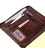 Папка с блокнотом из гладкой натуральной кожи Tony Perotti 20849_1 (1278L moro) Коричневая фото, картинка, изображение