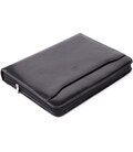 Оригинальная папка с блокнотом из гладкой натуральной кожи Tony Perotti 20850_1 (1278L nero) Черный фото, картинка, изображение