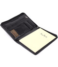 Оригинальная папка с блокнотом из гладкой натуральной кожи Tony Perotti 20850_1 (1278L nero) Черный фото, картинка, изображение
