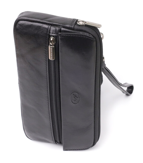 Вместительный мужской клатч из гладкой натуральной кожи Tony Perotti 20858_1 (9405 nero) Черный фото, картинка, изображение