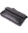 Вместительный мужской клатч из гладкой натуральной кожи Tony Perotti 20858_1 (9405 nero) Черный фото, картинка, изображение