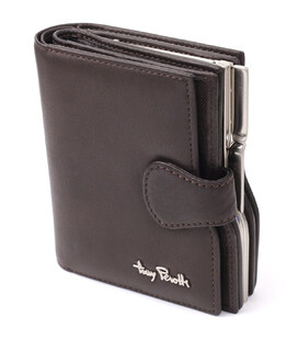 Місткий жіночий вертикальний гаманець з натуральної шкіри Tony Perotti 20841_1 (2656 moro) Коричневий картинка, зображення, фото