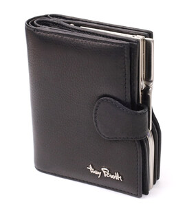 Женский вертикальный кошелек из натуральной кожи Tony Perotti 20842_1 (2656 nero) Черный фото, картинка, изображение