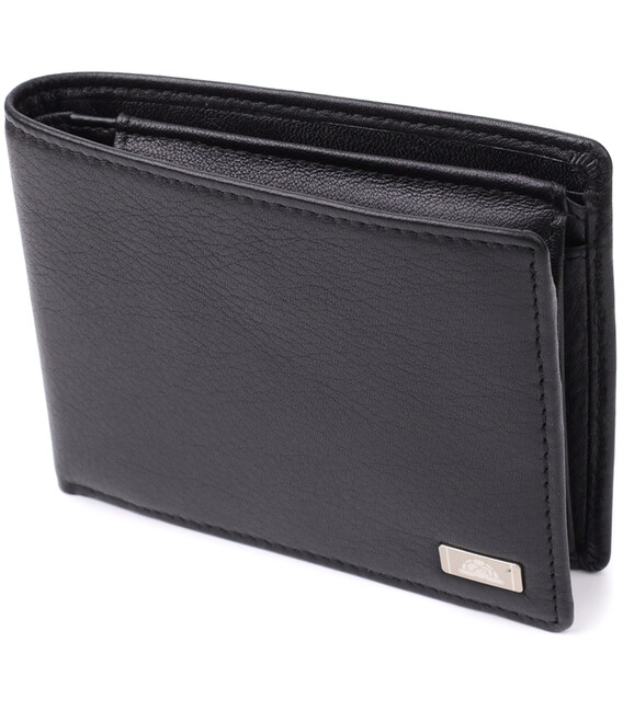 Чоловічий гаманець без застібки з натуральної шкіри Tony Perotti 20843_1 (534+rfid nero) Чорний картинка, зображення, фото