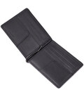 Затискач для грошей з м'якої натуральної шкіри Tony Perotti 20848_1 (5000 nero) Чорний картинка, зображення, фото