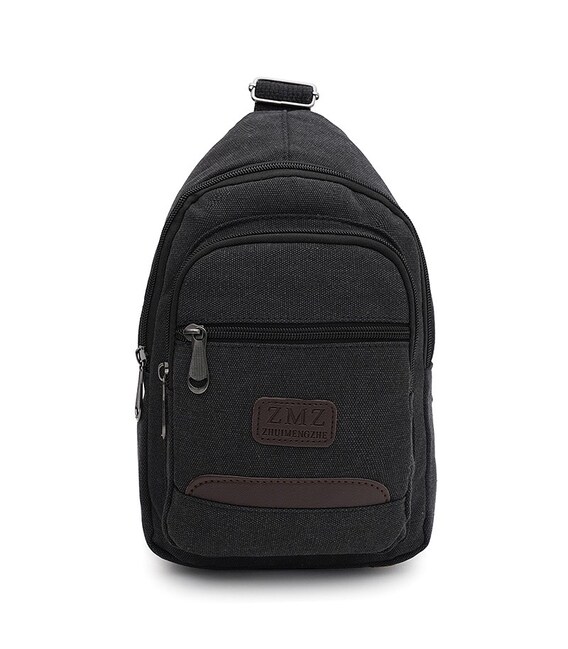 Cумка-слинг мужская Monsen C1HSSA511bl-black фото, картинка, изображение