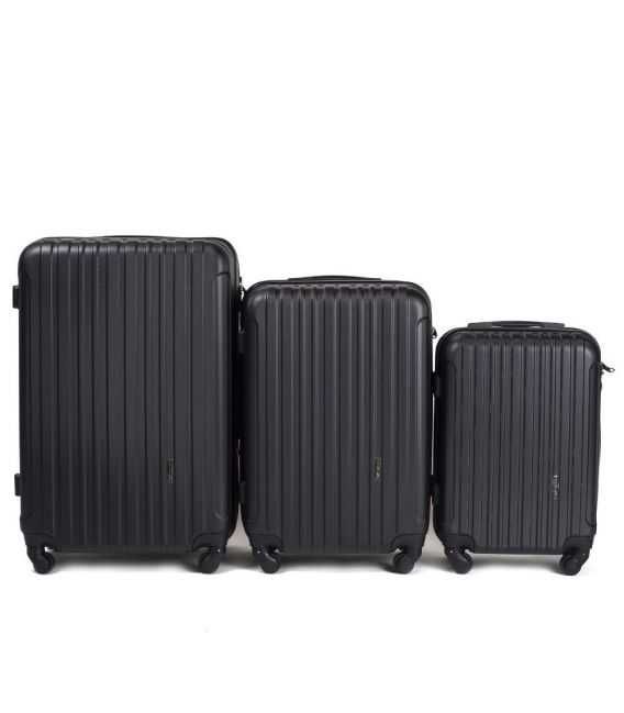 Набір Валіз Wings 2011 3 в 1 чорний картинка, зображення, фото