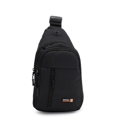 Cумка-слинг мужская Monsen C1HSSA0707bl-black фото, картинка, изображение